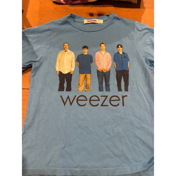 DAYDREAMER Weezer Blue Album Vintage Tee Size M New w/o Tag MSRP $88 - Picture 11 of 12